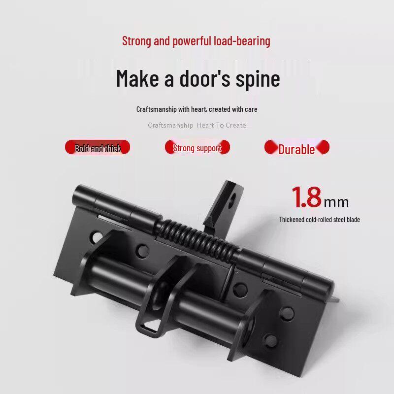 Automatic Door Closer: Multi-functional Invisible Spring Hinge with Buffer and Positioning Features