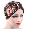 2017 Pastoral Floral Cotton Head Wrap - High Quality Postpartum Muslim Hat