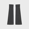 Button slit leg warmer CHARCOAL