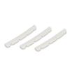 3Pcs Curved Bottom Bass Nut 4 String Slotted Bone Bass Nut Replacement for