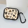 Earphone Cover Case For Airpods 4 2 1 Pro2 3 Pro Pro3 Leopard Heart Love Cases