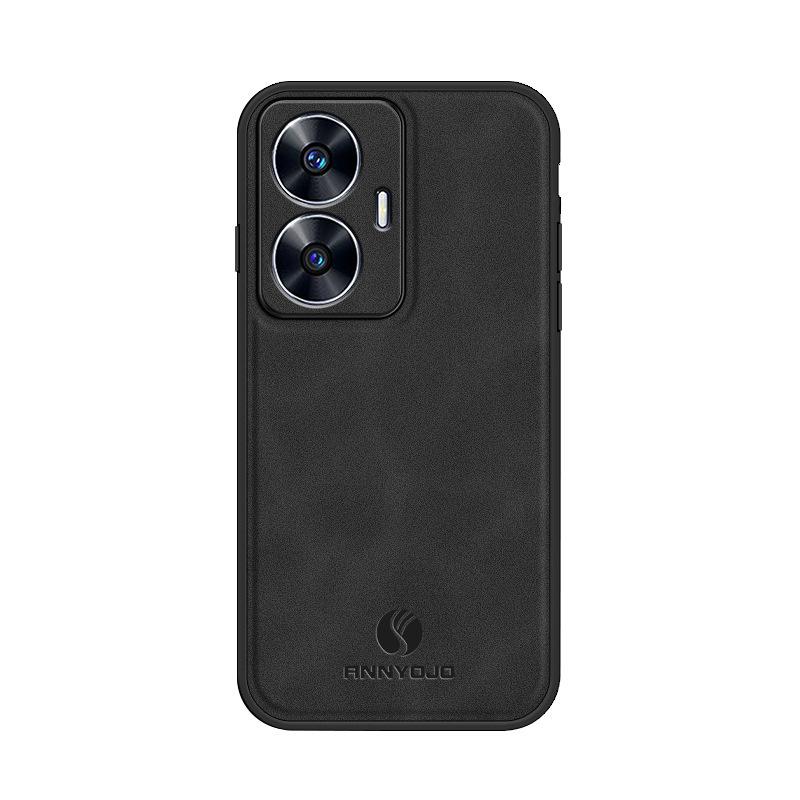 Кожаный чехол для телефона Skinfeel для Oppo Reno 12 Pro 5G Fundas, мягкий силиконовый противоударный чехол для Reno 11F 8T 11 10 Pro Plus, защитный чехол для объектива камеры Reno 12 5G чёрный
