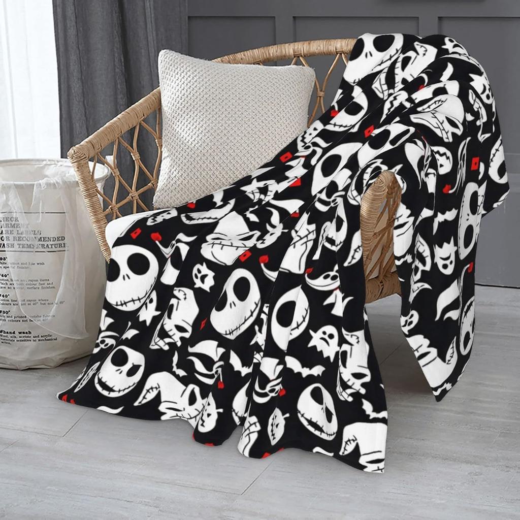 Halloween Blanket Christmas Cozy Soft Plush For Couch Living Room Blanket Interesting Festival Gift For Kids Adults