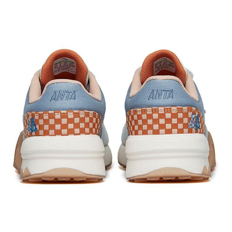 Anta A Series Shock Absorbing Non-Slip Low-Top Sports Casual Shoes Women Sneakers Yellow Orange 122228871-6