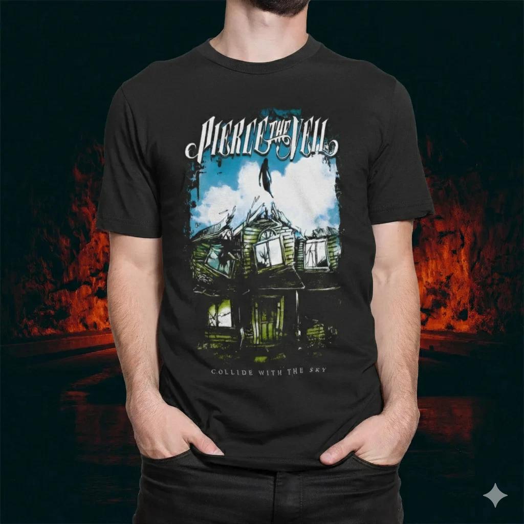 Unisex Adult Casual Music Pierce The Veil Collide With The Sky Hous... S