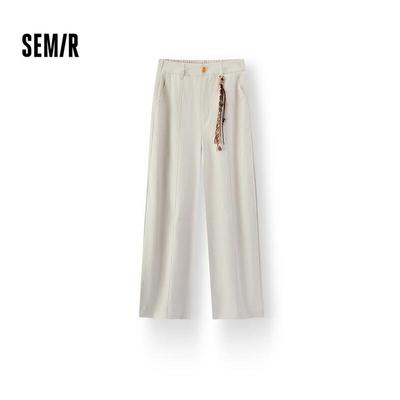 Semir Damen lockere Frühlings-Freizeithose mit halbelastischem Bund
