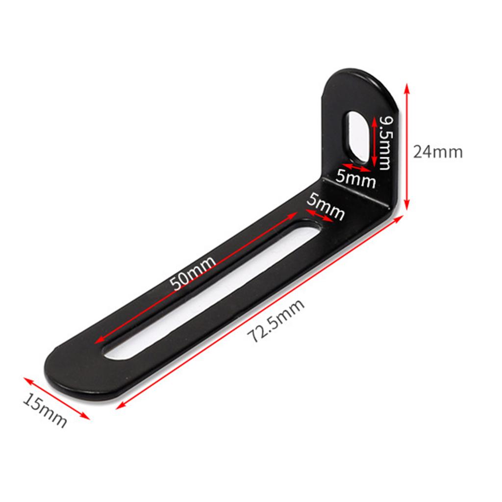 4Pc Adjustable Right Angle Code Bracket Furniture Board Connector Metal L Shape Corner Brace Support for Holding Mounting Fixing