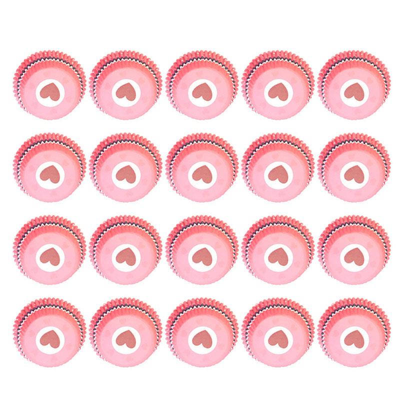 100pcs Cupcake Paper Cups Food Grade Round Muffin Case Cute Cupcake Wrappers Wedding Party Supplies