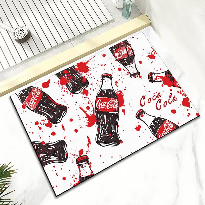 Household Diatom Mud Absorbent Non-slip Quick Dry Mat Bathroom Door Mat Cartoon Cute Funny Mat