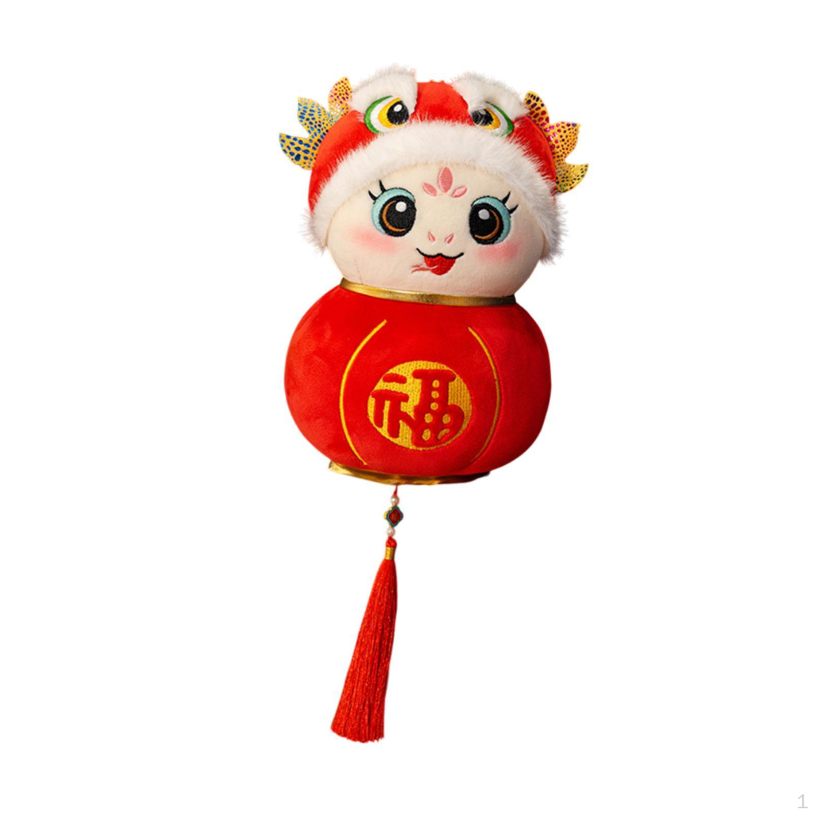 

Китайский Год Змеи Подвесное Украшение Плюшевый Орнамент для 20cm