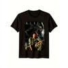 Unisexs Alien 1979 Movie Poster Pattern Tshirt Retro 80s Scifi Style Soft And Breathable Round Neck Short Sleeved Shirt