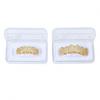 High Quality Custom Hip Hop Jewelry Gold Plated Iced Out Grillz Top and Bottom Grillz for Teeth Mens Diamond Grills Body Jewelry
