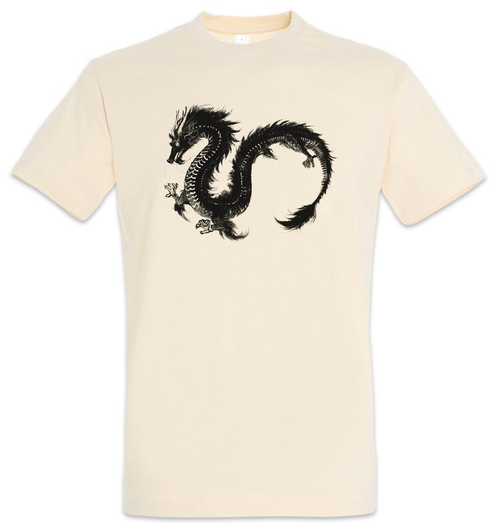 Chinese Dragon III Men s T-Shirt Mens Womens Tees Top Dragon Fantasy Dungeons Tattoo Dragons Dragons S