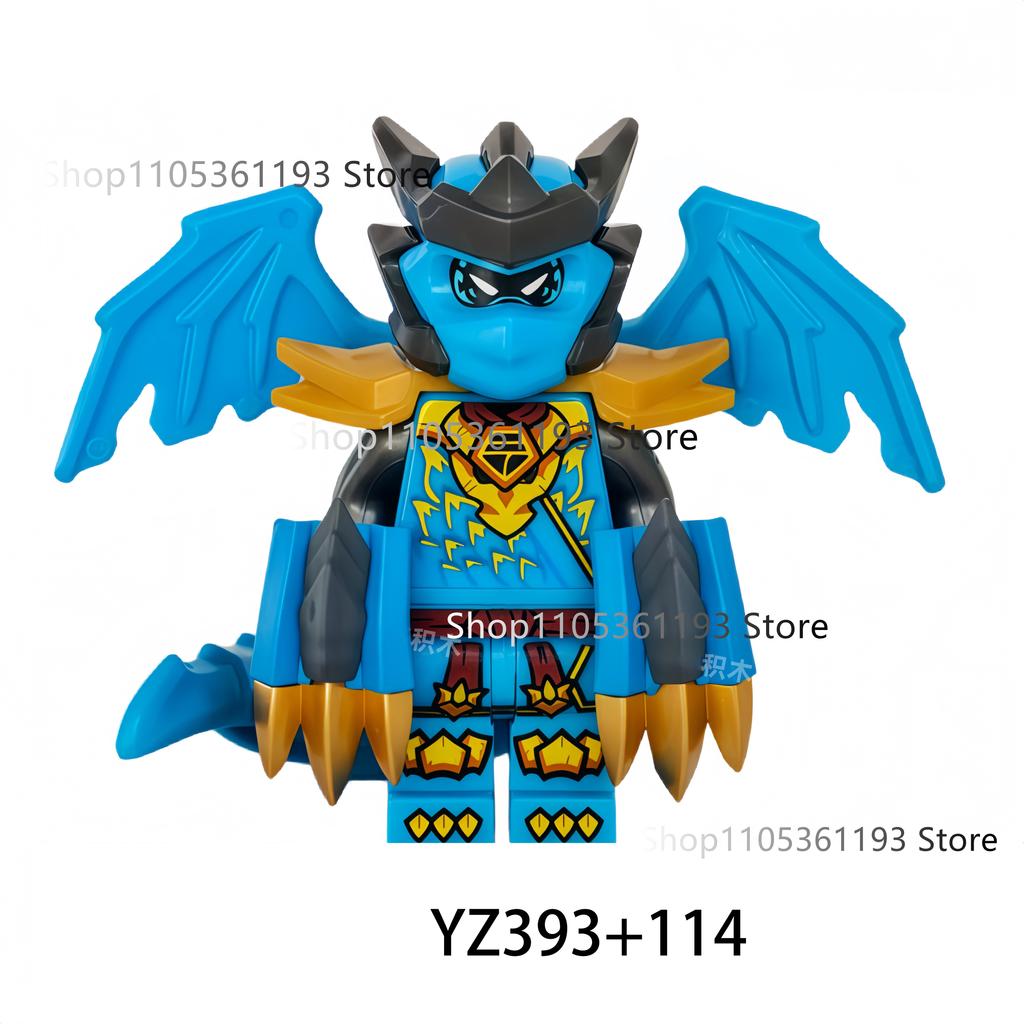 NEW Dragons Mini Anime Cartoon Toy Ninja Accessories Figures Building Blocks Birthday Gift Figurines Bricks