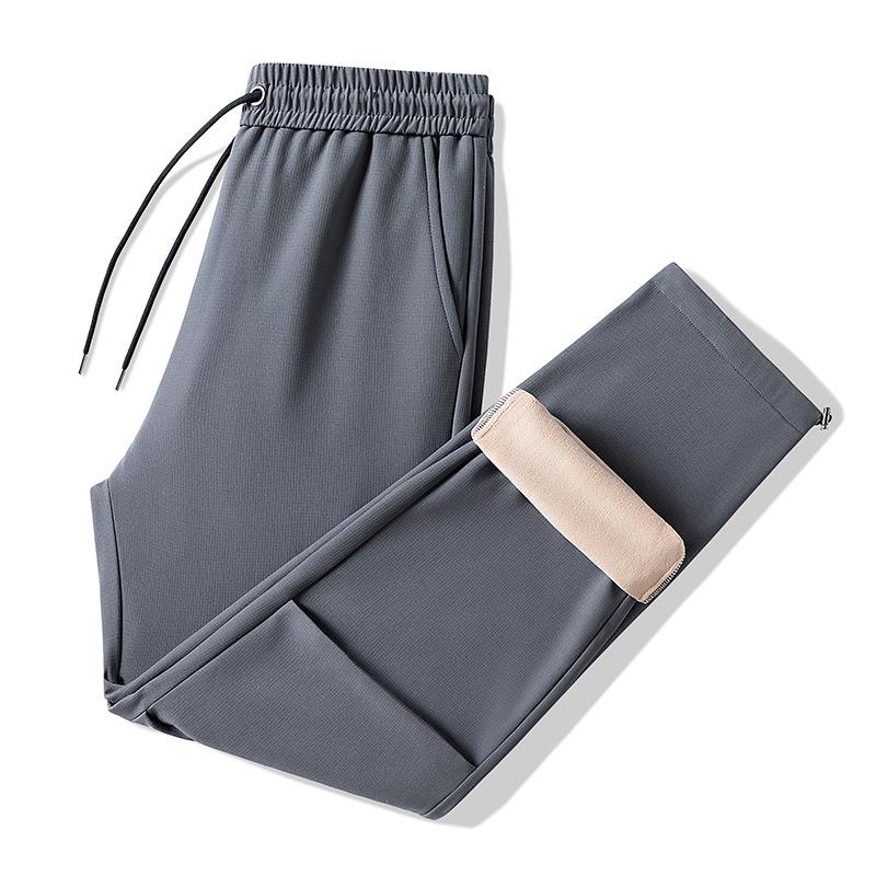 Winter Plush Thickened Work Pants Long Trousers for Men and Women The Same Style Outdoor Windproof Waterproof Charge Pants for Men and Paratroopers