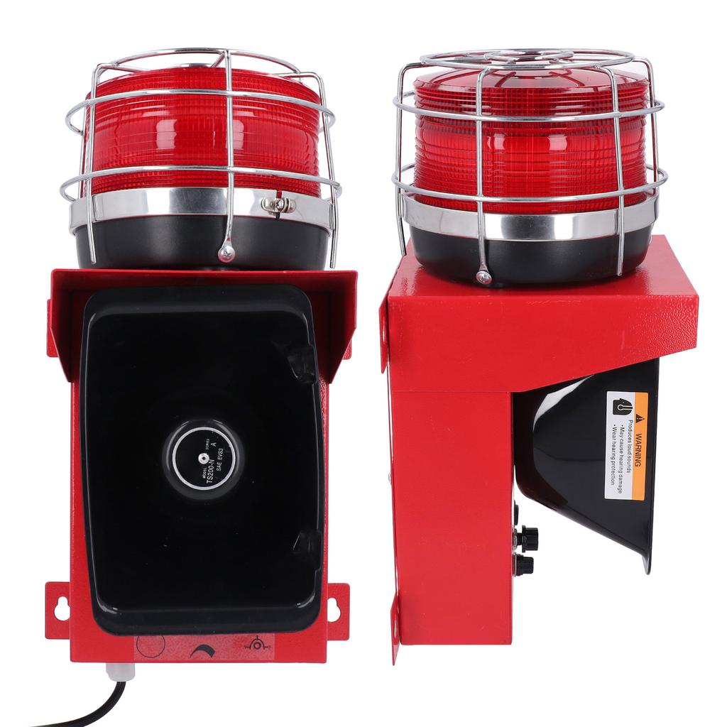 Industrial Sound and Light Reminder Water Proof LED Beads 120DB Volume Control Audible Visual Horn