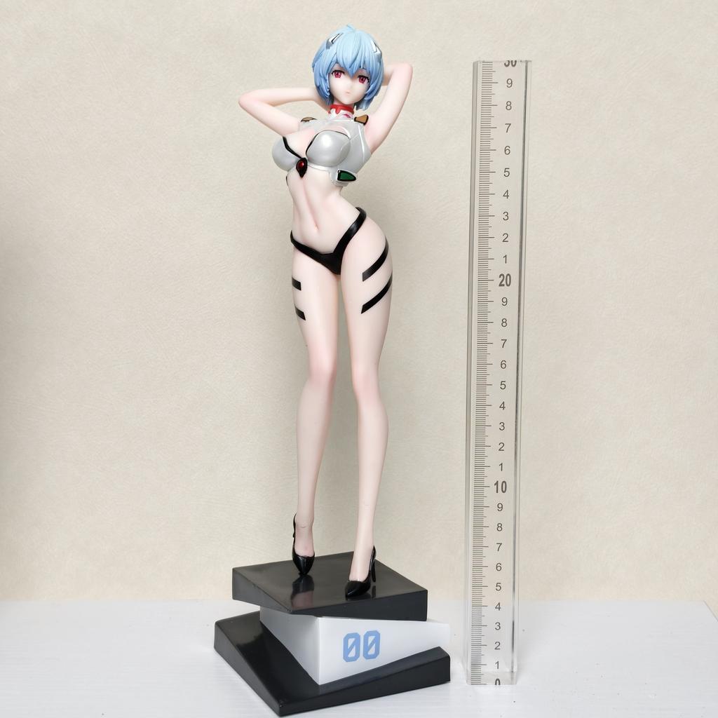 31CM NEW Rei Ayanami Ling Ayanami Gk Figure Short Hair Anime Girl Statue Desktop Ornament Toy Decor For Anime Fans