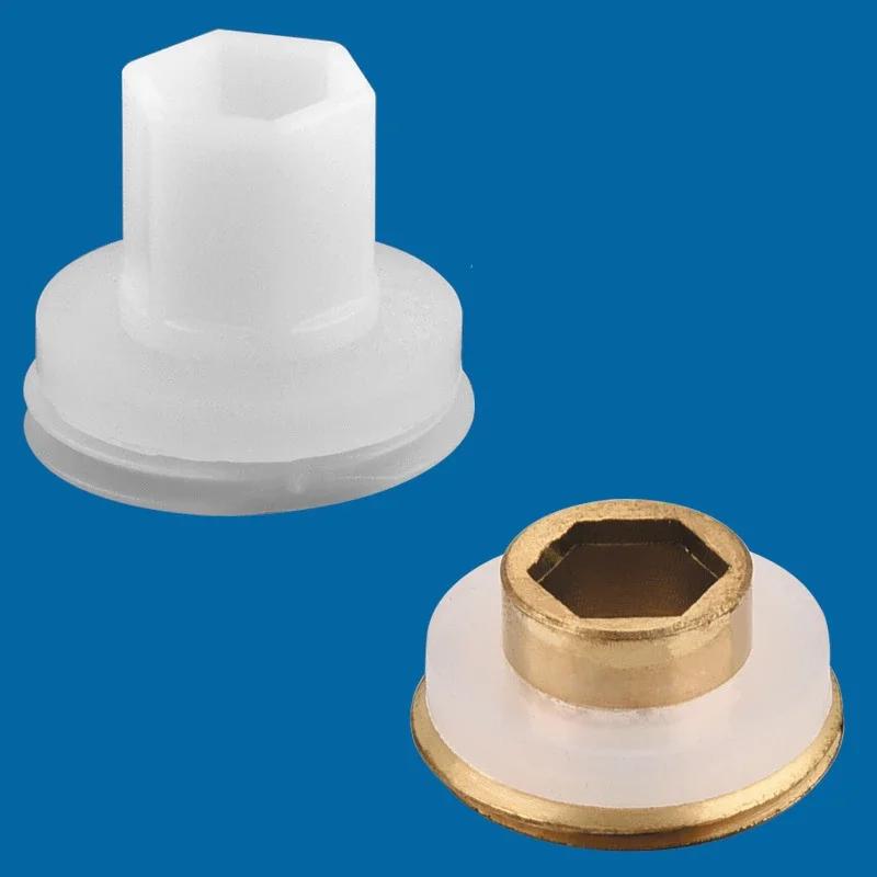 Faucet Quick Seal Washer Universal Interface of G 1/2 Inch Silicone Gasket Brass Faucet Seal Washer Watertight Bath Accessories