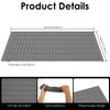 Silicone Cat Litter Mat Waterproof Kitty Litter Trapping Mat Nonslip Single Layer Cat Box Litter Catcher Mat Pet Clean Supplies