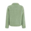 Women Autumn Winter Solid Color Lapel Lamb Wool Jacket Casual Coat
