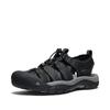 Sandals NEWPORT GREY Cm [KEEN] Men's BLACK/STEEL 26.0