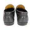 Used Salvatore Ferragamo loafers bit 8EE leather black 10.2"