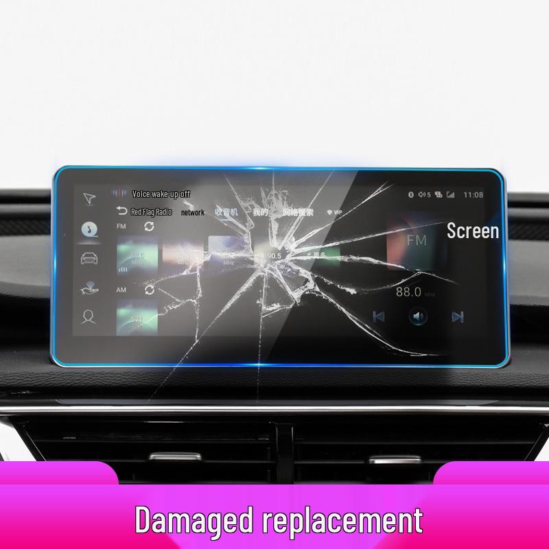 Folie de protecție pentru ecranul de navigare și ecranul de control Guoya, compatibilă cu Hongqi HS5, pentru 26 de modele