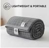 Plaid Print Washable Cotton Summer Cooling Quilt Lightweight Breathable Machine Washable for Student Dorms Single Double Beds Air Conditioner Rooms