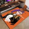 Custom KPop Demon Hunters Mat Personalized Name, Polyester Washable Indoor Entryway Rug, Gift for Christmas, Easter, Thanksgiving Day