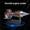 Mini-Turbofan-Triebwerk Luftfahrtmodell Wissenschaftsexperiment Düsentriebwerksmodell Wissenschaftsspielzeug für Teenager Lernen Bildung