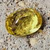 14 Ct Heated PITAMBARI Yellow Sapphire Oval Cut CERTIFIED Loose Gemstone