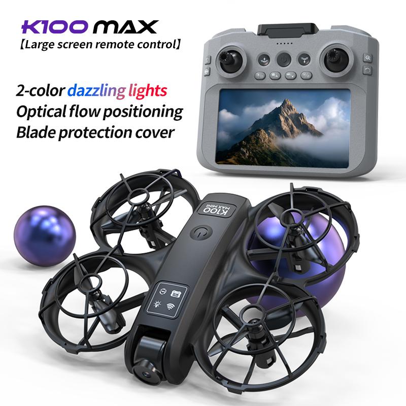 K100 MAX Mini GPS Drone 4K HD real-time video transmission screen control obstacle avoidance aerial photography RC quadcopter