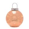 Rose Champagne Mercury Glass LED Fairy Light Bauble Ornament - 20cm