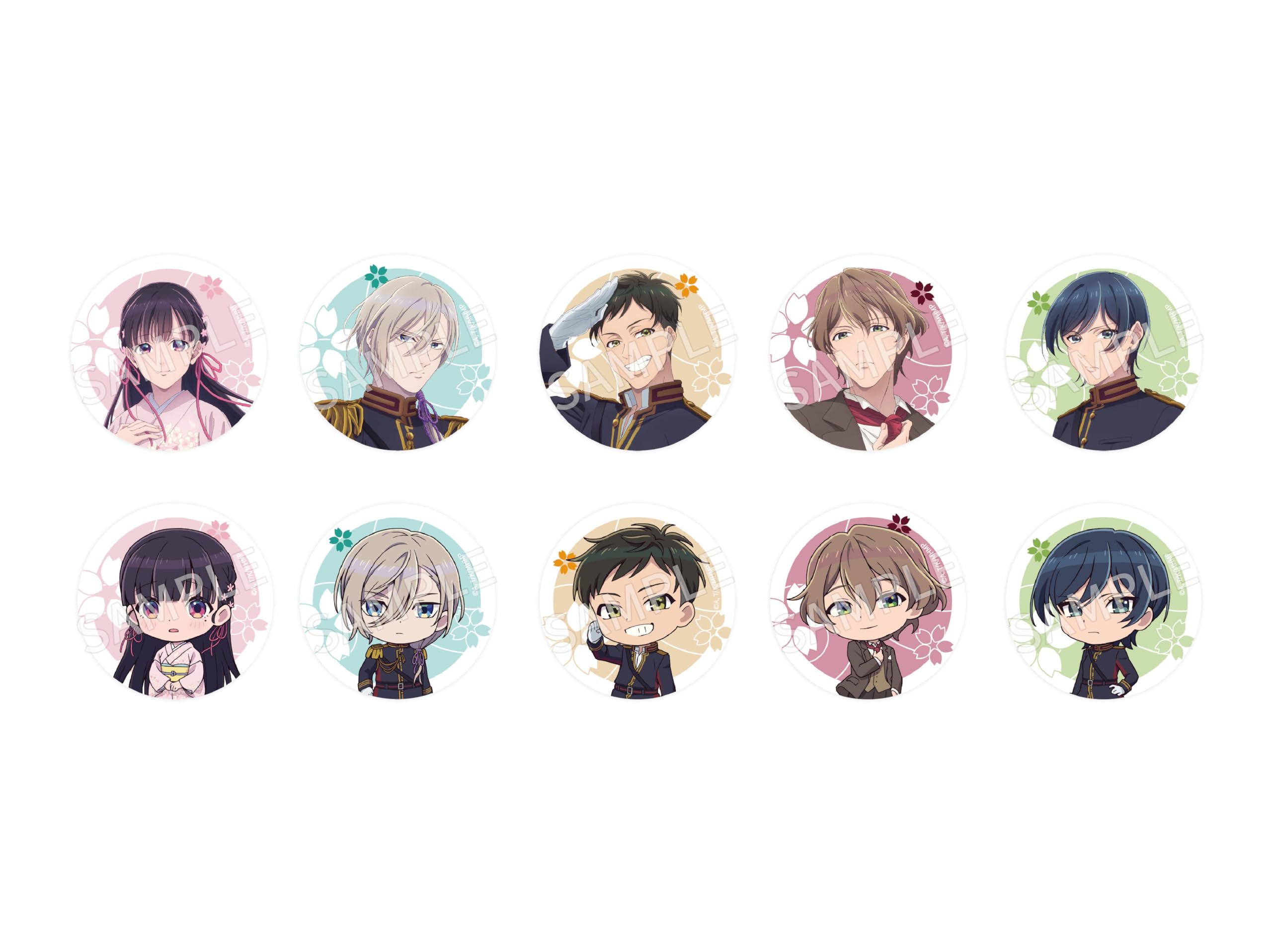 

AFORCE x DRAGON HORSE Happy Trading Box of 10 My Marriage Badges,