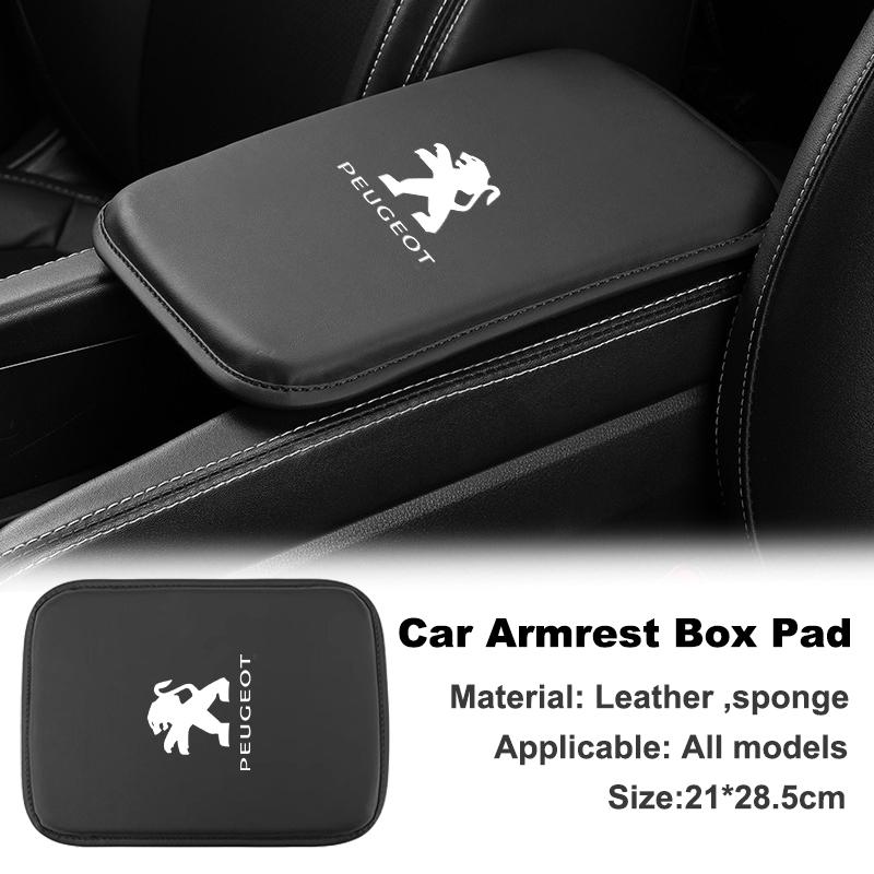 2026 Horká nálepka na auto Kožená podložka pod loketní opěrku auta Ochranná podložka na loket pro středovou konzolu pro Peugeot 206 207 307 3008 2008 308