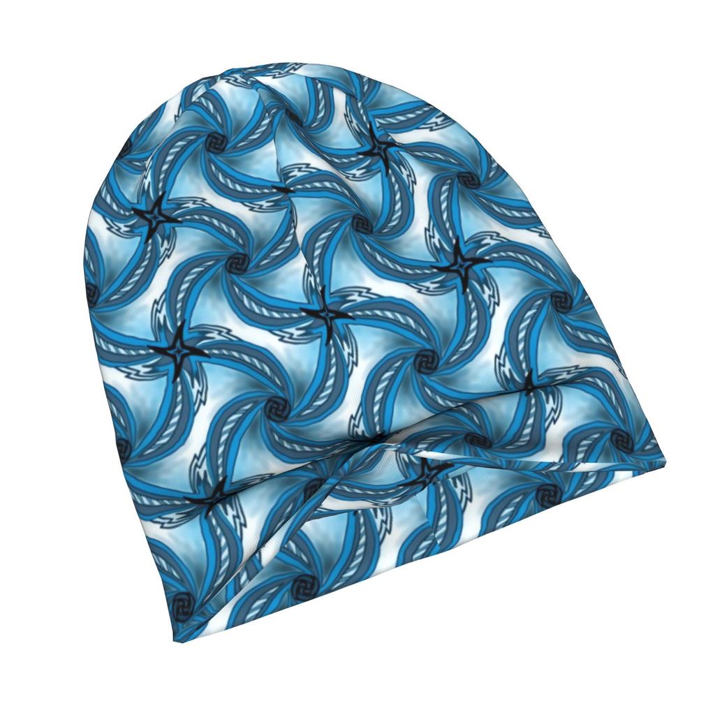 2D Flat Printing Topsy Turvy Pattern Adult Knit Beanie with Style Fits Effortlessly into Seasonal Wardrobes and Pairs Well with Jackets or Casual Look