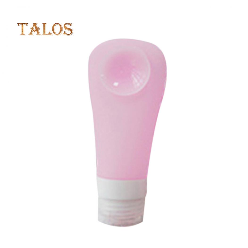 

Портативна силіконова дорожня пляшка, лосьйон, шампунь, порожній контейнер з присоскою. Потреби в подорожах 60ML рожевий