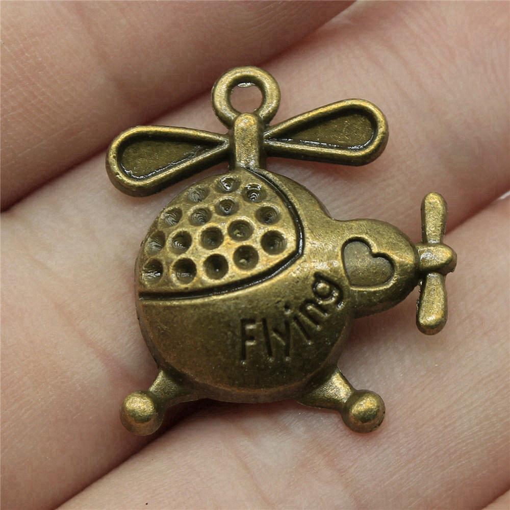 Charms Airplane Ship Pendants Minimalist Jewelry Components QC001