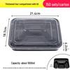 ZISIZ Disposable Plastic Food Containers