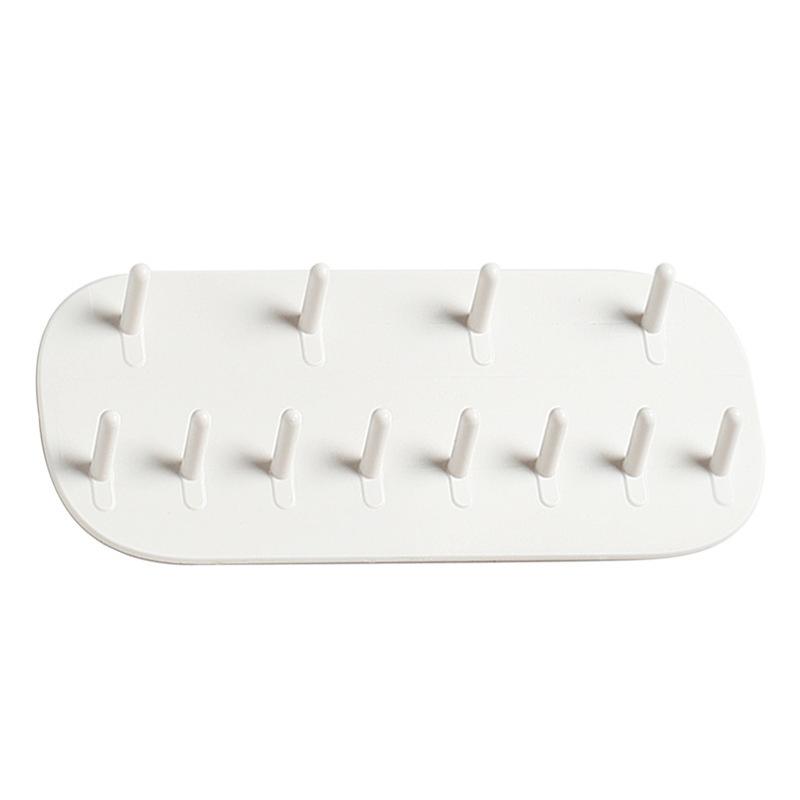 

Многофункциональная стойка для хранения ювелирных изделий, крючок, настенное кольцо, серьги, ожерелье, женская витрина, брелок для ключей, стеллаж для хранения часов белый