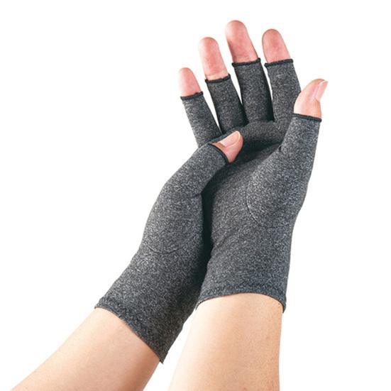 Compression Arthritis Gloves Women Men Stretchy Hand Compression Wrap Fingerless Fitness Gloves for Hand Pain Relief Osteoarthritis Typing Driving