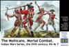 Master Box 1/35 Scale Indian Series No. 7 Mohawk and British Soldiers, 18th Century, 4-Piece Plastic Model Kit (MB35236)