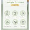 BSEED Zigbee 1/2/3Gang Touch Switches Smart Wall Light Switch Tuya Google Smart Life Alexa App Control Glass Panel No Neutral