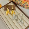 Elegantes Pendientes Largos con Borlas Irregulares Cómodo Accesorio de Joyería de Aleación para Fiesta Piel Sensible