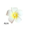 Pearl Flower Hair Clip Plumeria Flowers Side Bangs Clip Beach Claw Clips Headpiece For Women Hawaiian Barrettes Accessories