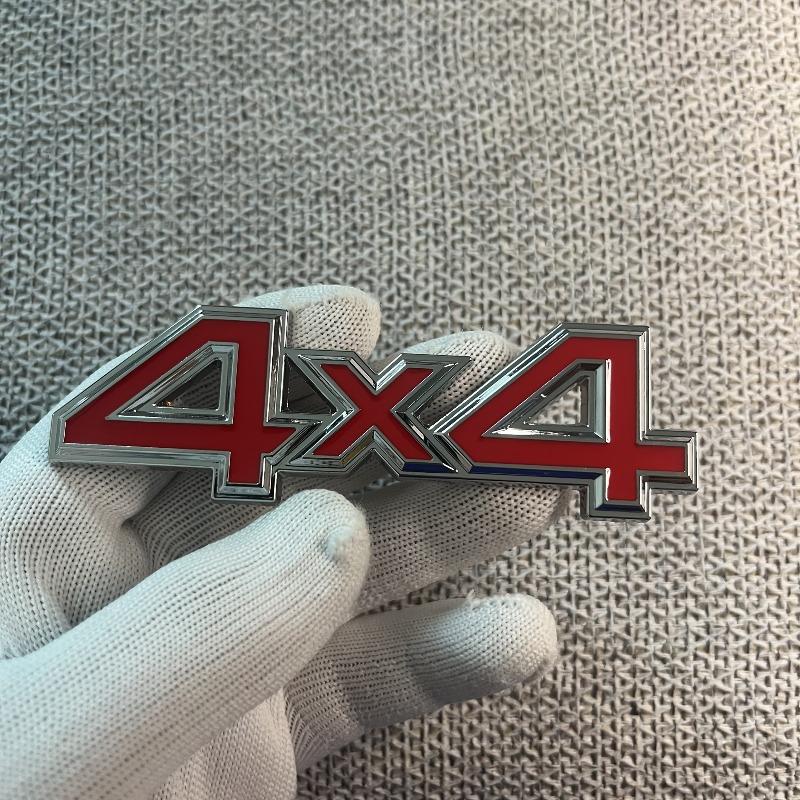 1pc Metal Badg  4x4 Vehicle Emblem Durable Vehicle Modification Accessory Enhances Aesthetics Compatible with Multiple Car Models Stylish