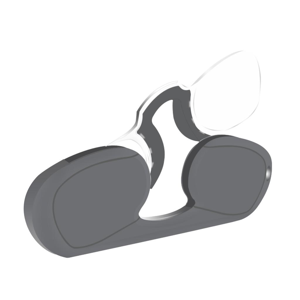 Rolipop Clip Nose Mini Mens Readers Reading Glasses For Women With Case Portable Rimless 1.0 1.5 2.0 2.5 3.0