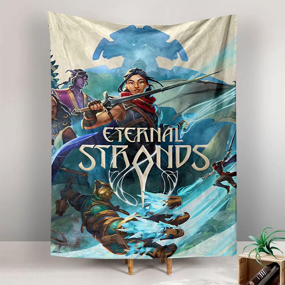 Eternal Strands Abstract Art Poster Tapestry Wall Hanging, Minimalist Texture Artwork, Modern Wall Decor for Bedroom Living Room