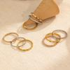 Women's Titanium Steel Diamond Ring: Colorfast, Lightweight Luxury, Trendy Thin Band