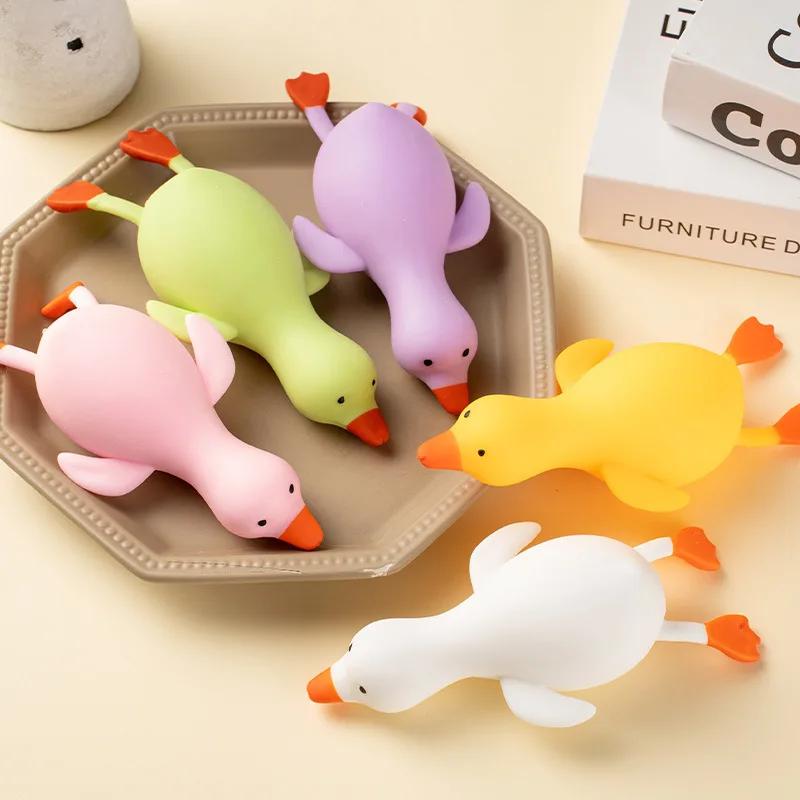 Antistress Duck Squeeze Toys Goose Cute Kawaii Animals Vent Toys For Kids Adults Decompression Stretch Toys For Kids Best Gift